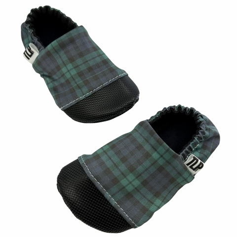 Evergreen Plaid Soft Sole Shoes