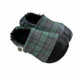 Evergreen Plaid Soft Sole Shoes