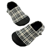 Frosted Plaid Soft Sole Shoes