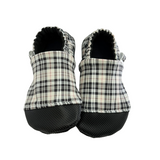 Frosted Plaid Soft Sole Shoes