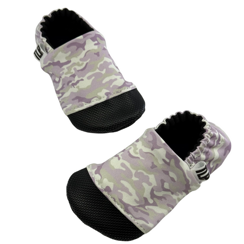 Purple Camo Soft Sole Shoes