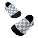 Blue Check Soft Sole Shoes
