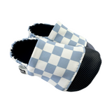 Blue Check Soft Sole Shoes