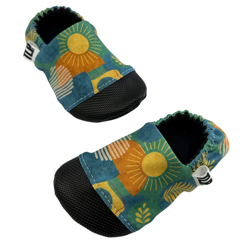 Boho Jewel Tone Soft Sole Shoes