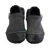 Black Grunge Soft Sole Shoes