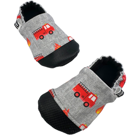 Firetrucks Soft Sole Shoes