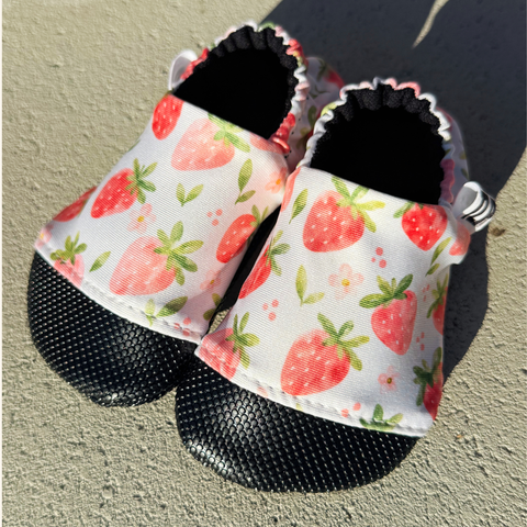 Sweet Strawberry Soft Sole Shoes